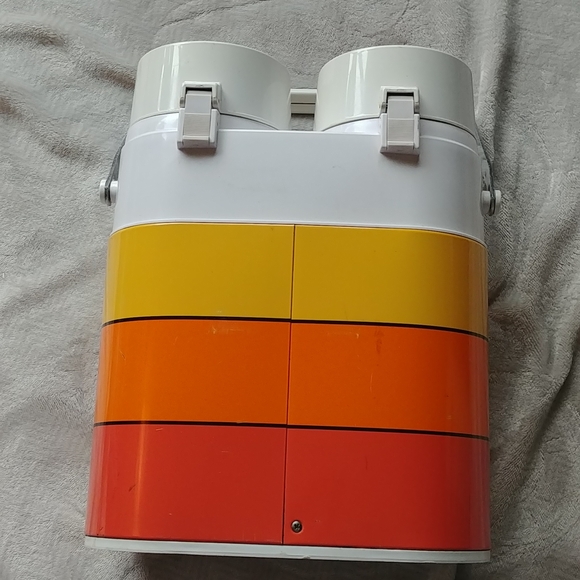 Vintage 60s 70s Twin Airpot hot cold dual thermos Japan - Picture 4 of 9